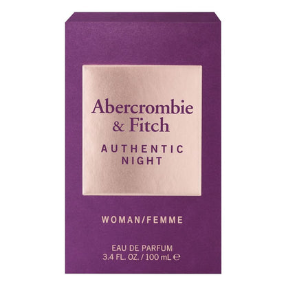 Abercrombie &amp; Fitch Authentic Night Perfume, Eau de Parfum, For Women, 100ml