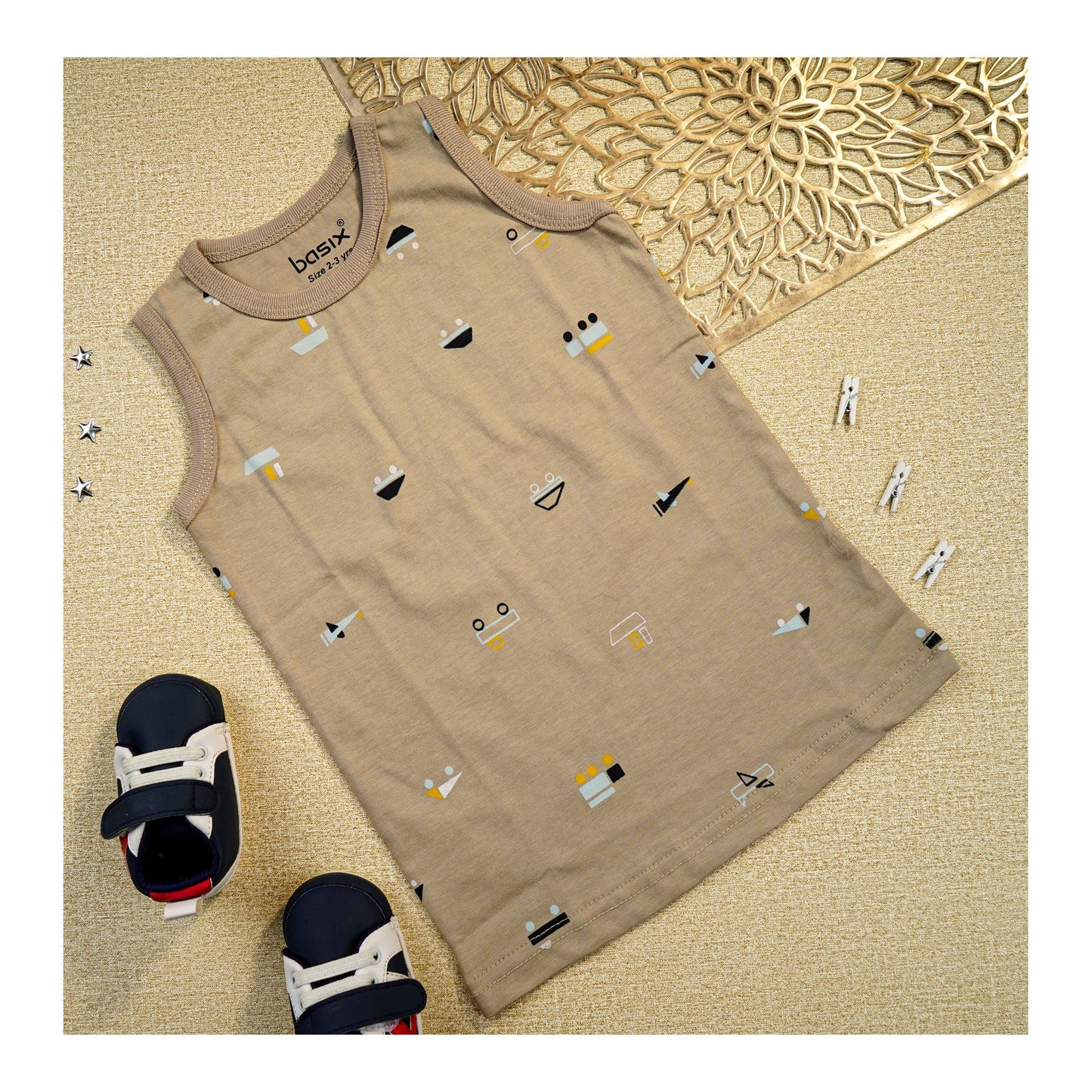 Basix Boys Basic Tank Top, 5977