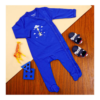 Basix Infant Cross Button Night Suit, 5969
