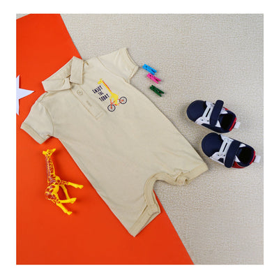 Basix Infant Polo Romper, 5955