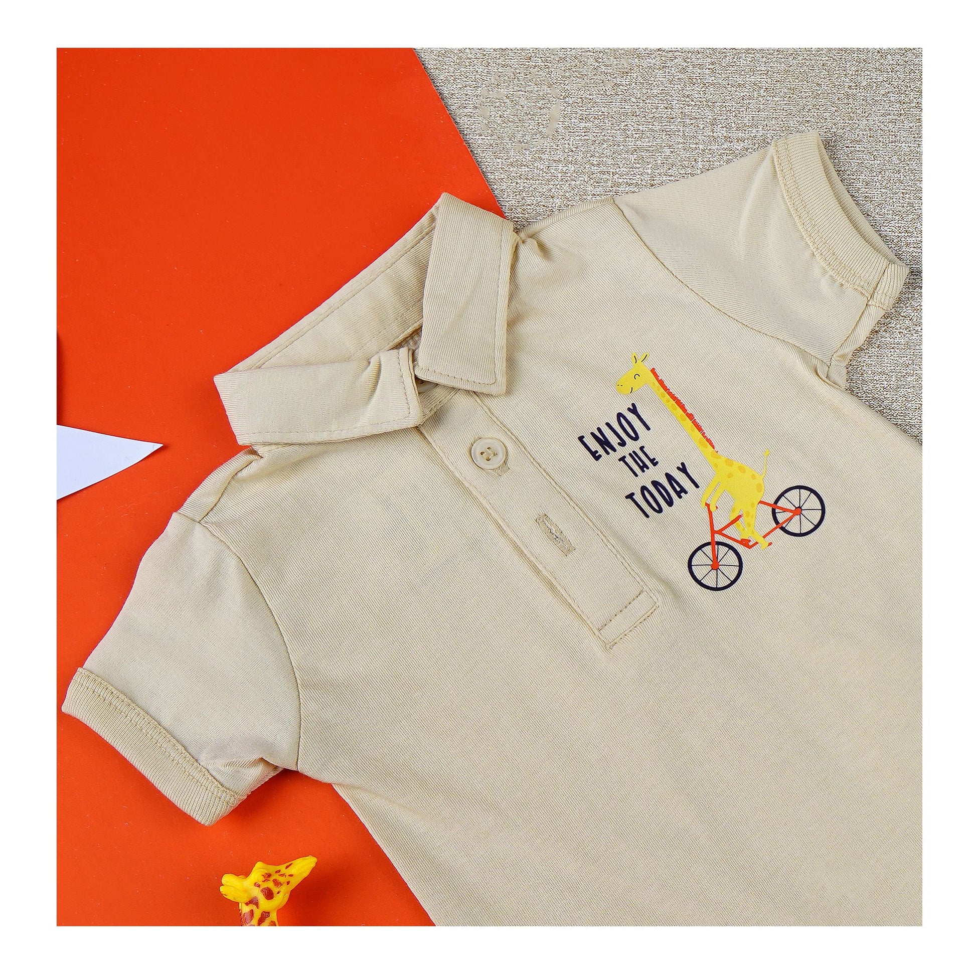 Basix Infant Polo Romper, 5955