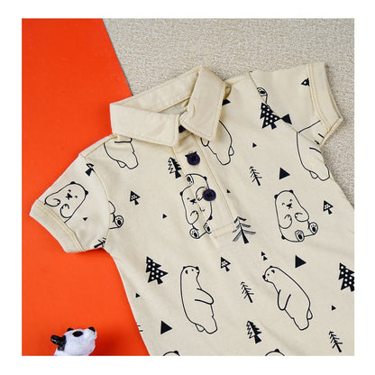 Basix Infant Polo Romper, 6000