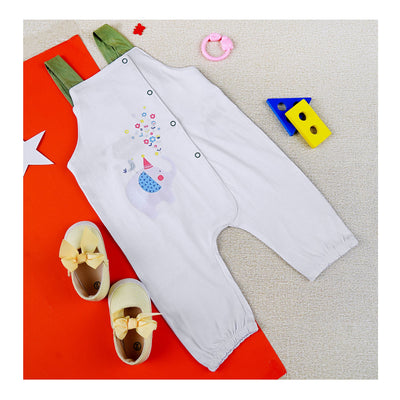 Basix Infant Cross Button Dungaree, 6002