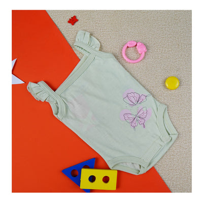 Basix Infant Sleeveless Frill Bodysuit, 6016