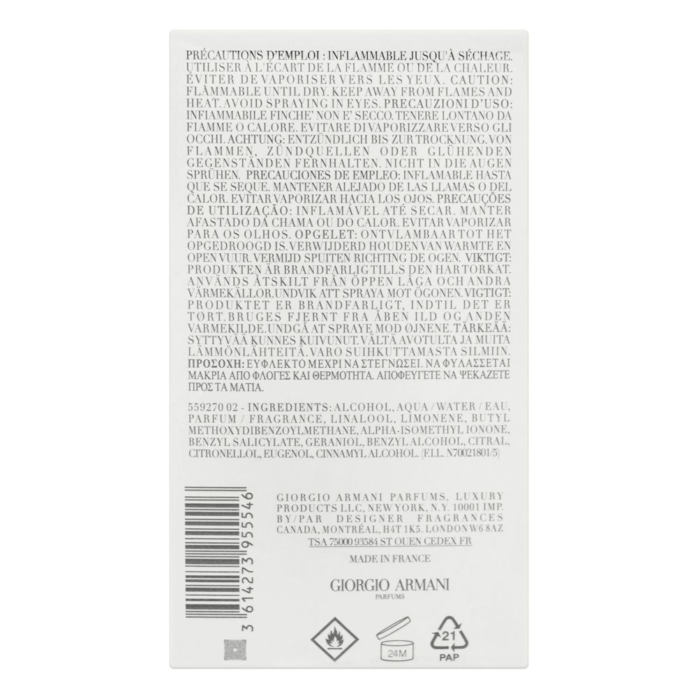 Giorgio Armani Acqua Di Gio, Eau de Toilette, For Men, 100ml