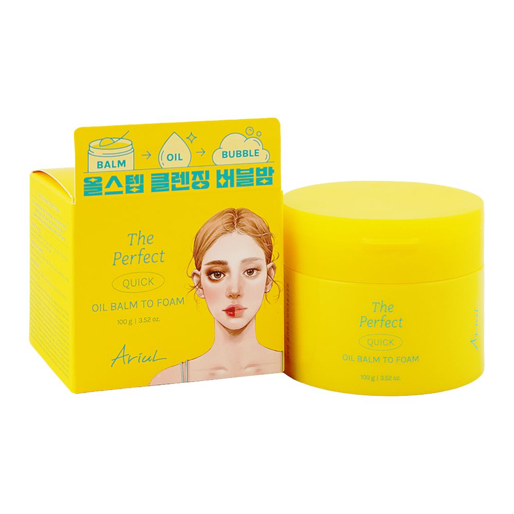 Ariul The Perfect Quick Oil Balm To Foam, Jojoba & Almond Seed Oil, 100g