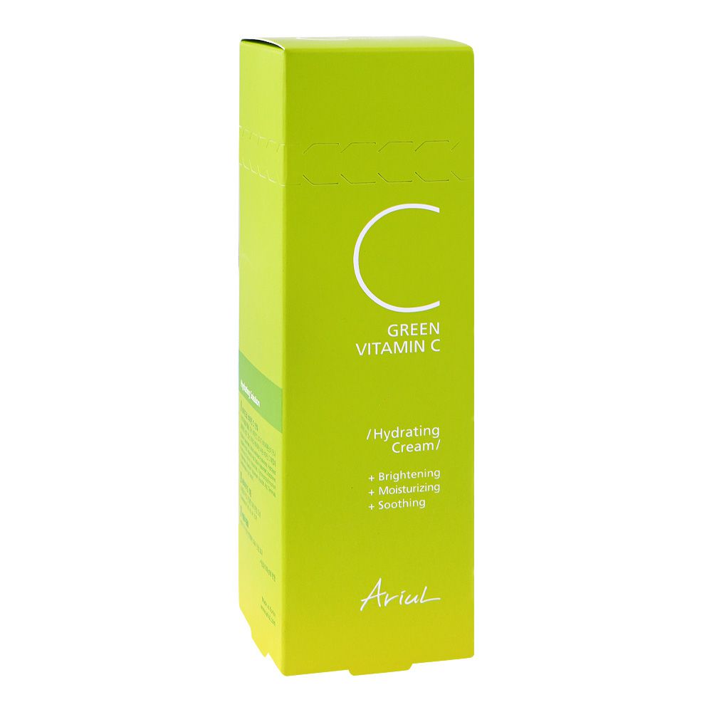 Ariul C Green Vitamin C Hydrating Cream, Kakadu-C, Hyaluronic Acid, For Smooth & Radiant Skin, 100ml