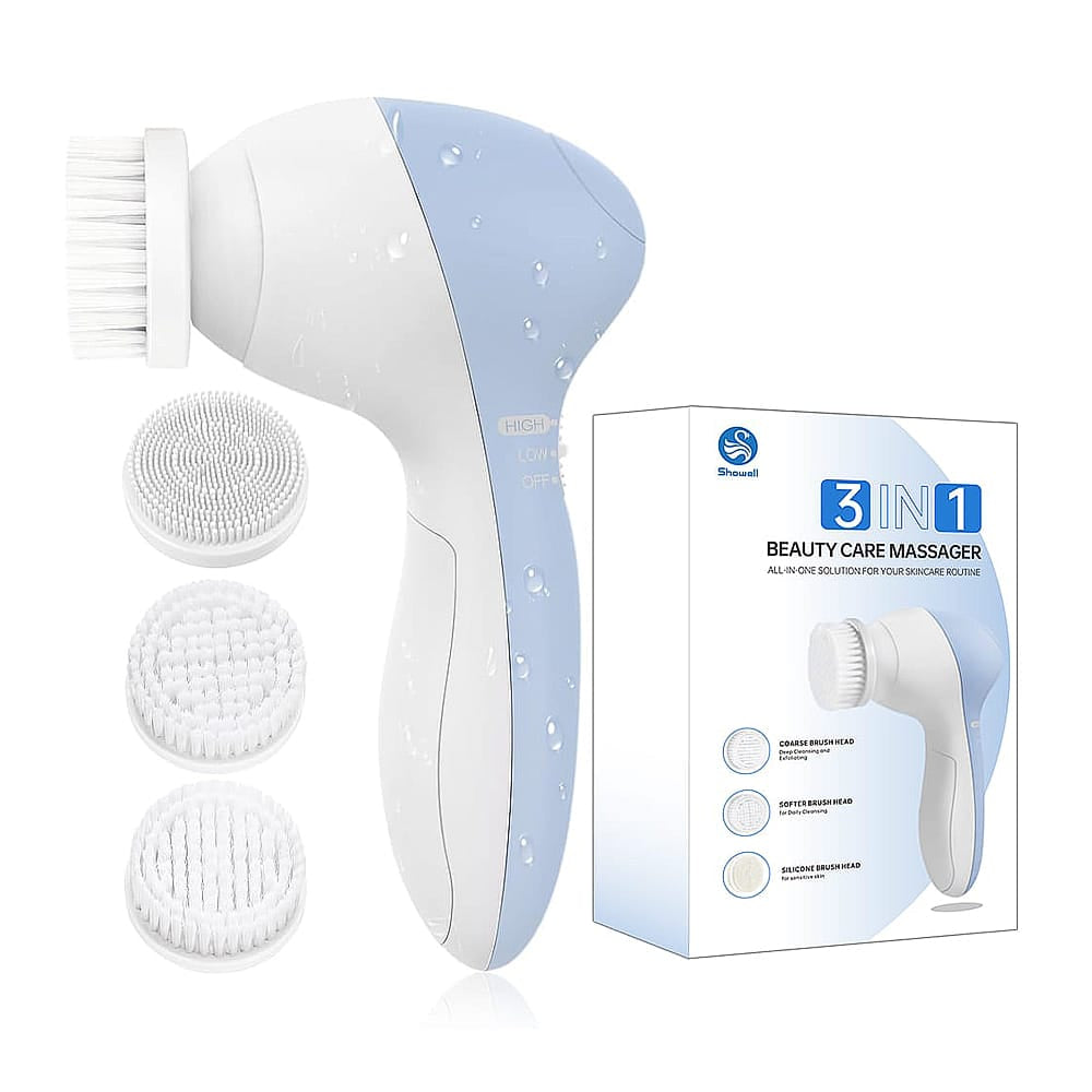 Showell 3in1 Beauty Care Massager  Facial Cleansing Brush  SA-2503