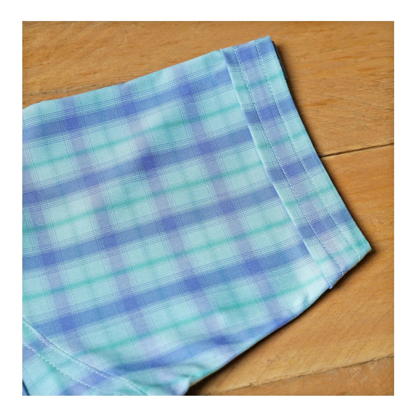 Basix Kids Green & Blue Checkered Twin Pocket Short Sleeves Casual Shirt, For Boys, BYS-258
