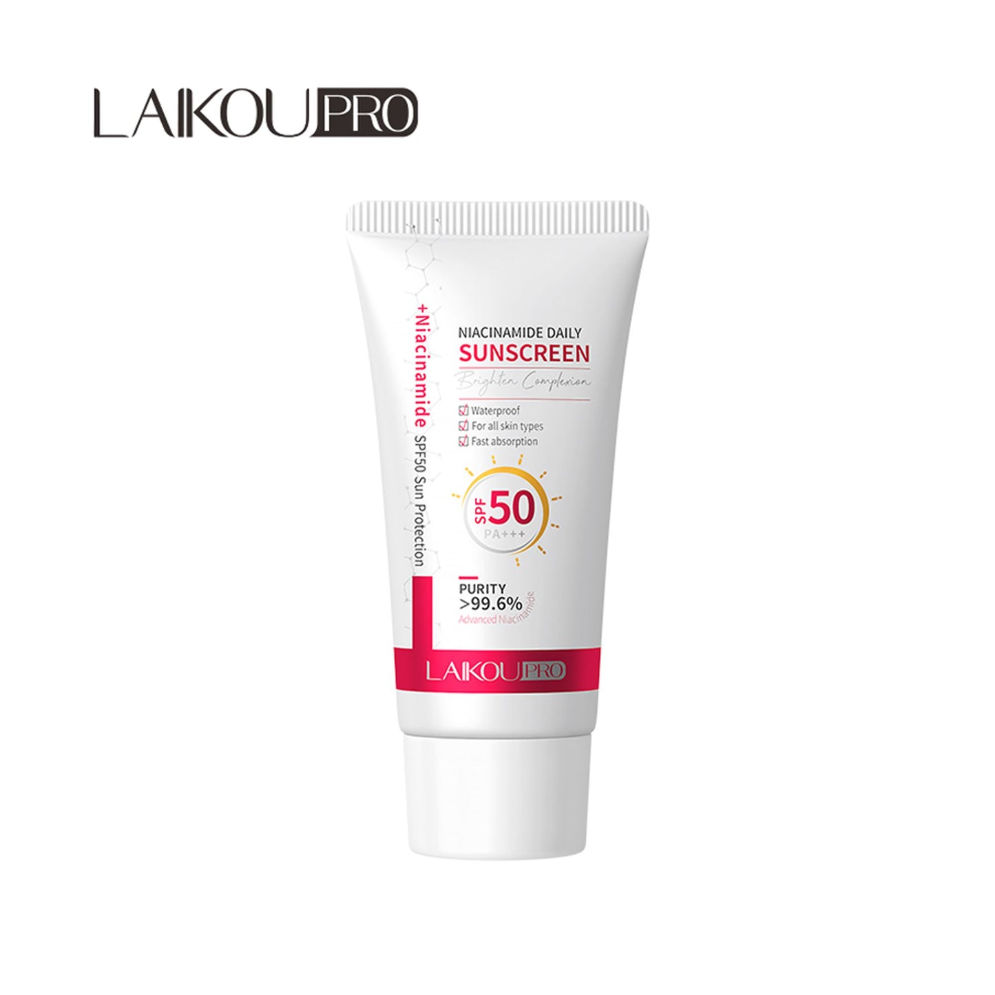Laikou Japan Sakura Whitening Sunscreen  UVA & UVB Protection  SPF50 PA+++ 50g  LK98988D