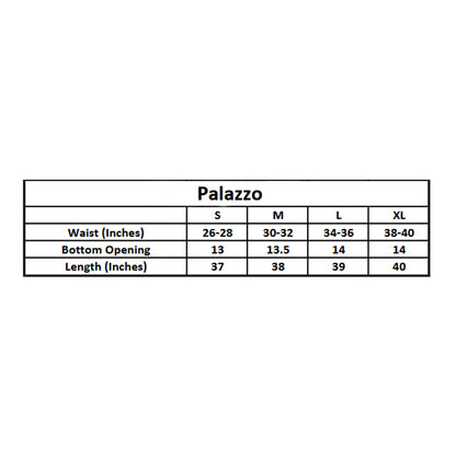 Basix Women's Twin Pocket Black Grey & White Geometric Boxes, Palazzos, LT-616