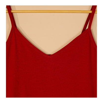 Basix Women's Stretchable Long Night Gown, Cotton, Maroon, LNG-51