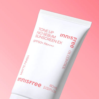 Innisfree Tone Up No Sebum Sunscreen Ex, SPF50+ PA+++ 60ml