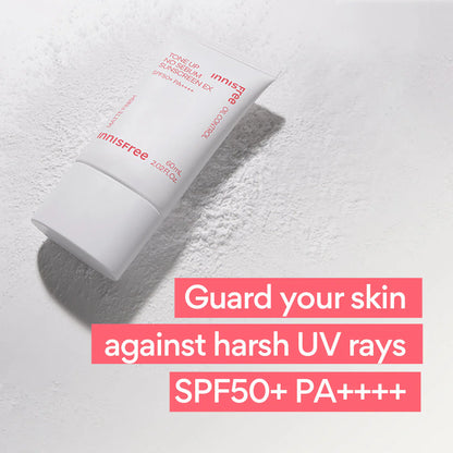 Innisfree Tone Up No Sebum Sunscreen Ex, SPF50+ PA+++ 60ml