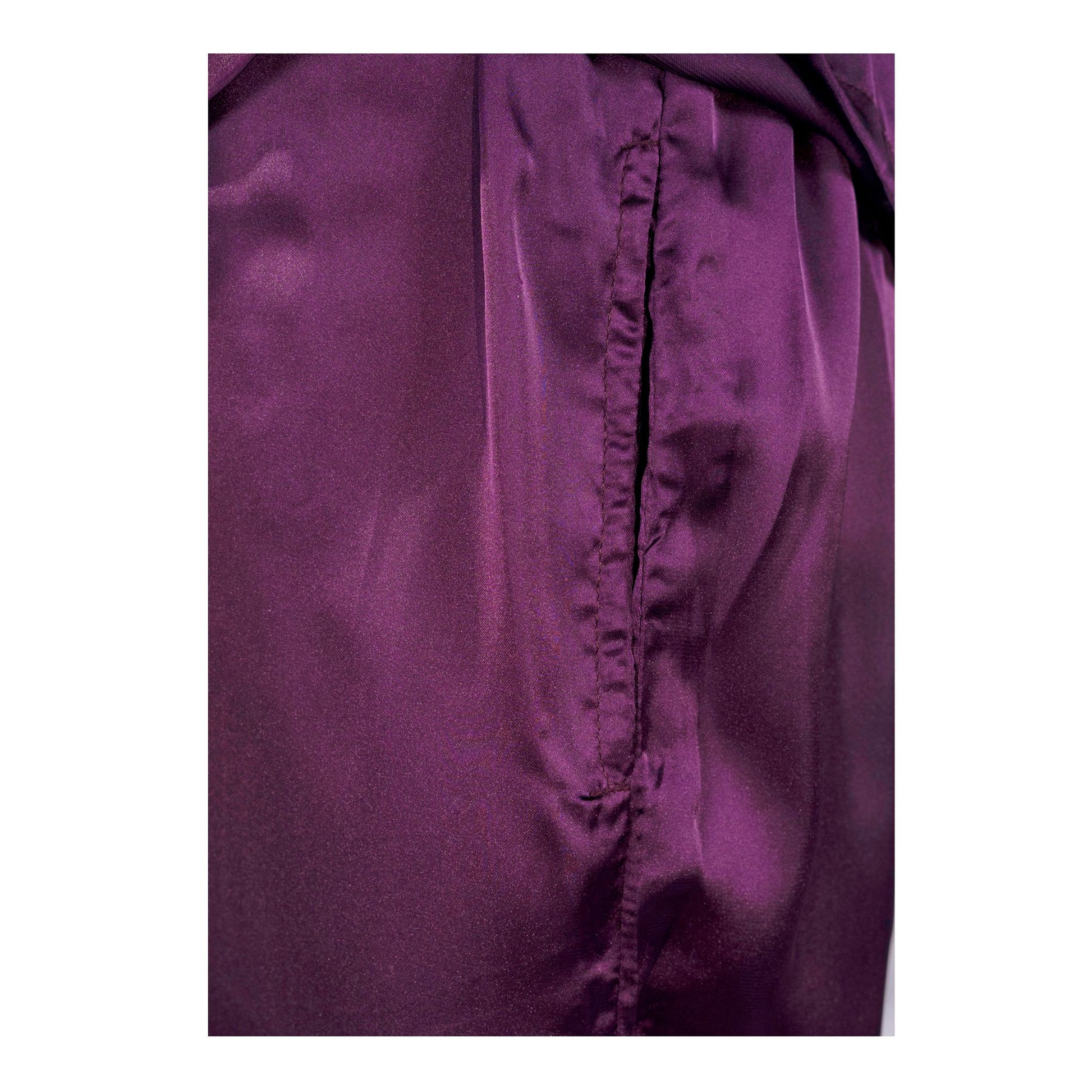 Basix Women's 3 Quarter Sleeves Loungewear 2-Piece Set, Silk, Purple, SW-126