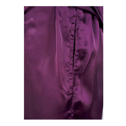 Basix Women's 3 Quarter Sleeves Loungewear 2-Piece Set, Silk, Purple, SW-126