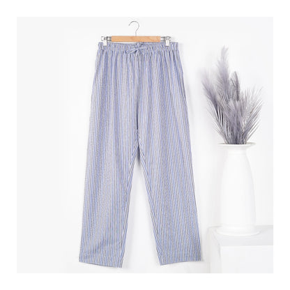 Basix Men's Stripped Trouser, Sky Blue, Dark Blue & Black, MT-939