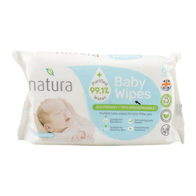 Natura Baby Wipes 60