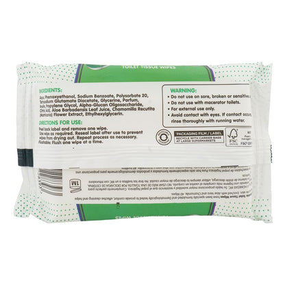 Pure Flushable Toilet  Tissue Wipes 40