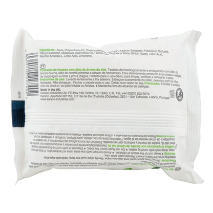 Pure Tea Cleansing Facial Wipes 25