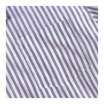 Basix Men's Stripes Short Sleeves Loungewear, 2 Piece Set, Blue & White, LW-834