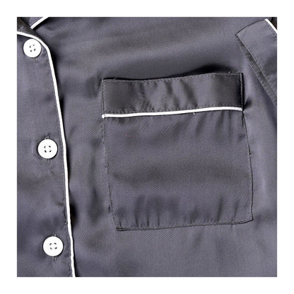 Basix Women's Full Sleeves Shirt & Trouser, 2 Piece Set, Charcoal Grey, SW-127