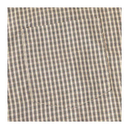 Basix Men's Checks Short Sleeves Loungewear, 2 Piece Set, Caramel Brown & Black, LW-837