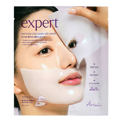 Ariul Expert Peptide Collagen Hydrogel Mask, Shea Butter, Niacinamide, For Dry Skin, 41g