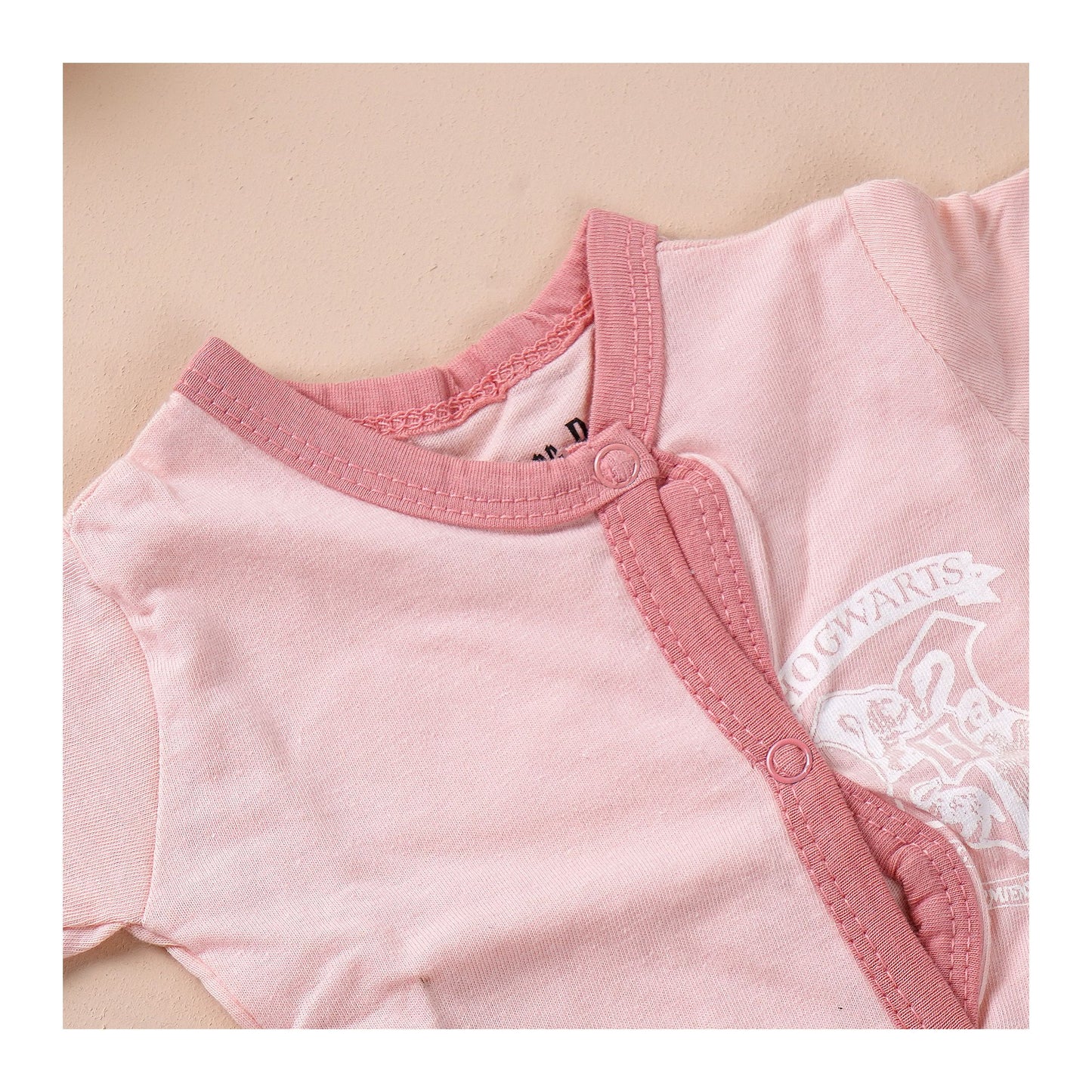 Basix Romper Pair Set, For New Born, Peach &amp; Grey, NB-10