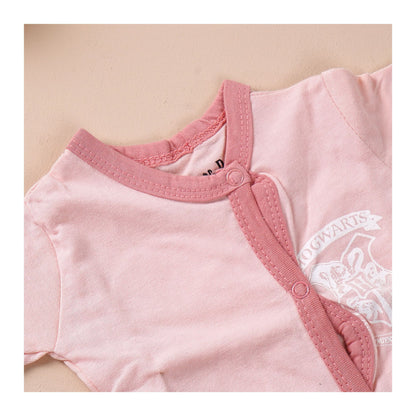 Basix Romper Pair Set, For New Born, Peach &amp; Grey, NB-10