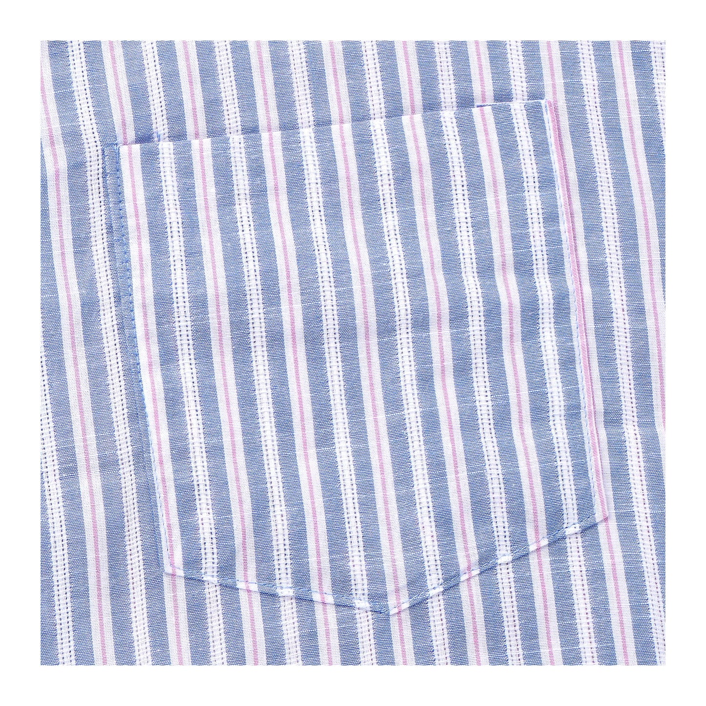 Basix Men's Stripes Short Sleeves Loungewear, 2 Piece Set, Matte Blue &amp; White, LW-839