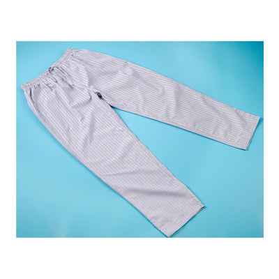 Basix Men's Stripes Trouser, Sky Blue & White, Cotton, MT-949