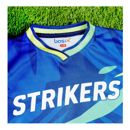 Basix Boy's Football Kits, Navy &amp; White Strikers, 10