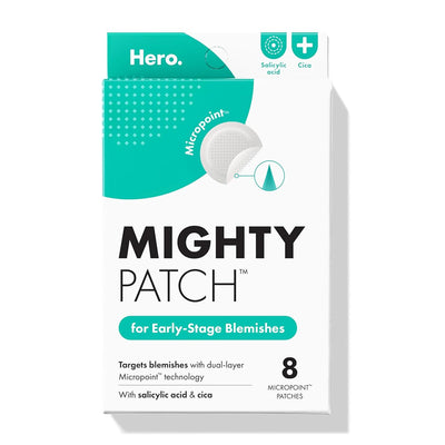 Hero Cosmetics Micropoint Pimple Patch  Salicylic Acid  Cica  For Acne-Prone Skin  8-Pack