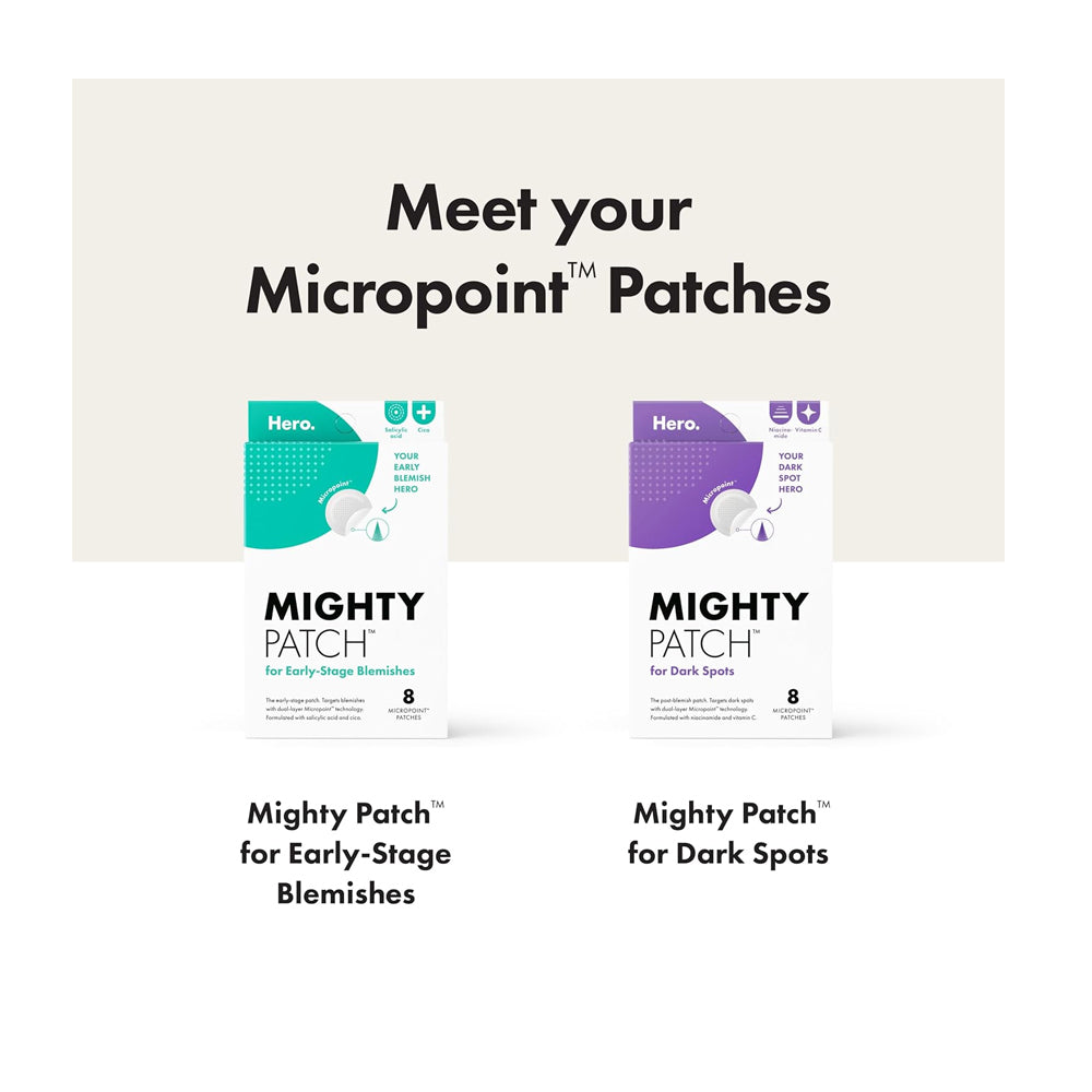 Hero Cosmetics Micro point Mighty Patch  Vitamin C  Niacinamide  For Dark Spot  8-Pack