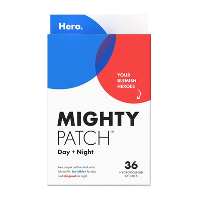 Hero Cosmetics Mighty Pimple Patch Night & Day  For Sensitive Skin  36-Pack