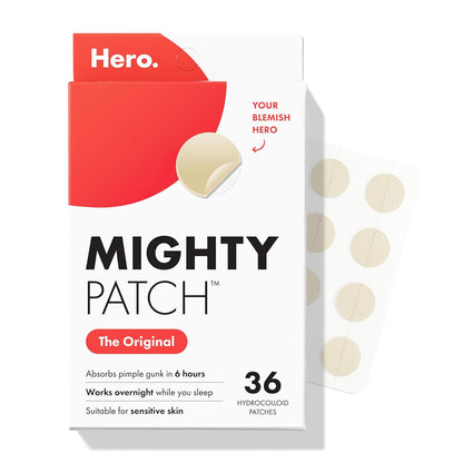 Hero Cosmetics Mighty Pimple Patch Original  For Sensitive Skin  36-Pack
