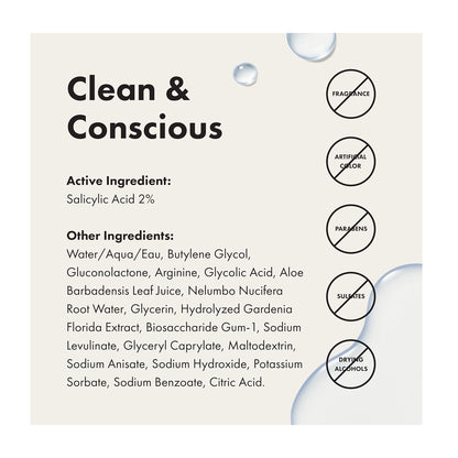 Hero Cosmetics Pore Release Blackhead Clearing Solution  Salicylic Acid  AHA & BHA  For Oily & Sensitive  100ml