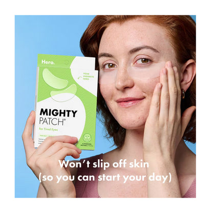 Hero Cosmetics Mighty Eye Patches  Niacinamide  Hyaluronic Acid  For Tired Eyes  6-Pack