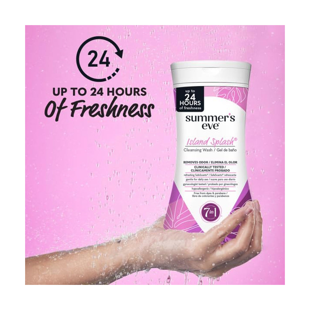 Summer's Eve 7-In-1 Island Splash Feminine Cleansing Wash  Daily Intimate Wash  266ml