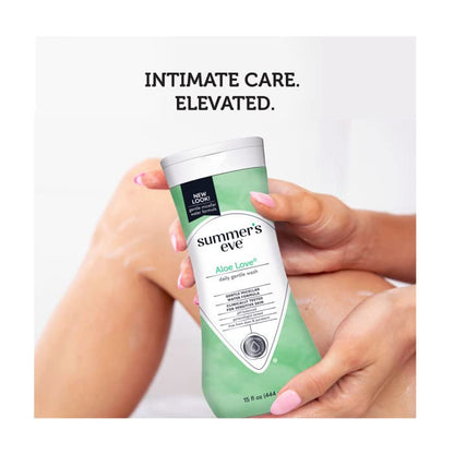 Summer's Eve Aloe Love LOVE Cleansing Wash  For Sensitive Skin  444ml