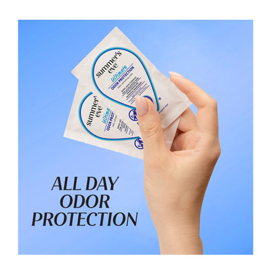 Summer's Eve Ultimate Odor Protection Wipes  Dyes & Paraben Free  For Sensitive Skin  12-Pack