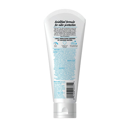 Summer's Eve Fresh Scent Ultimate Odor Control Whole Body Deodorant  Aluminum & Paraben Free  For Sensitive Skin  89ml