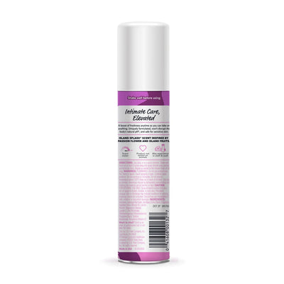 Summer's Eve Island Splash Daily Refreshing Feminine Body Deodorant Spray  Talc-Free  Vitamin E  56.7g