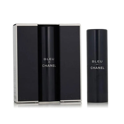 Chanel Bleu De Chanel Pour Homme Gift, For Men, Set Edt Spray 20ml 2 X Edt Spray Refill 20ml