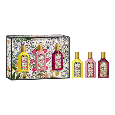 Gucci Miniatures Set, For Women, 4 X 5ml Bloom + Guilty + Flora Gorgeous Gardenia + Flora Gorgeous Orchid