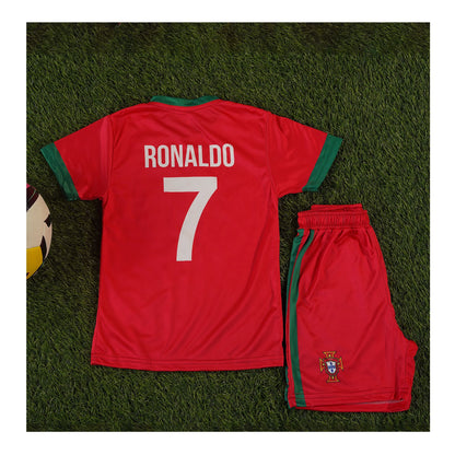Basix Boy's No 7 Porutugal Football Kit, FK-101