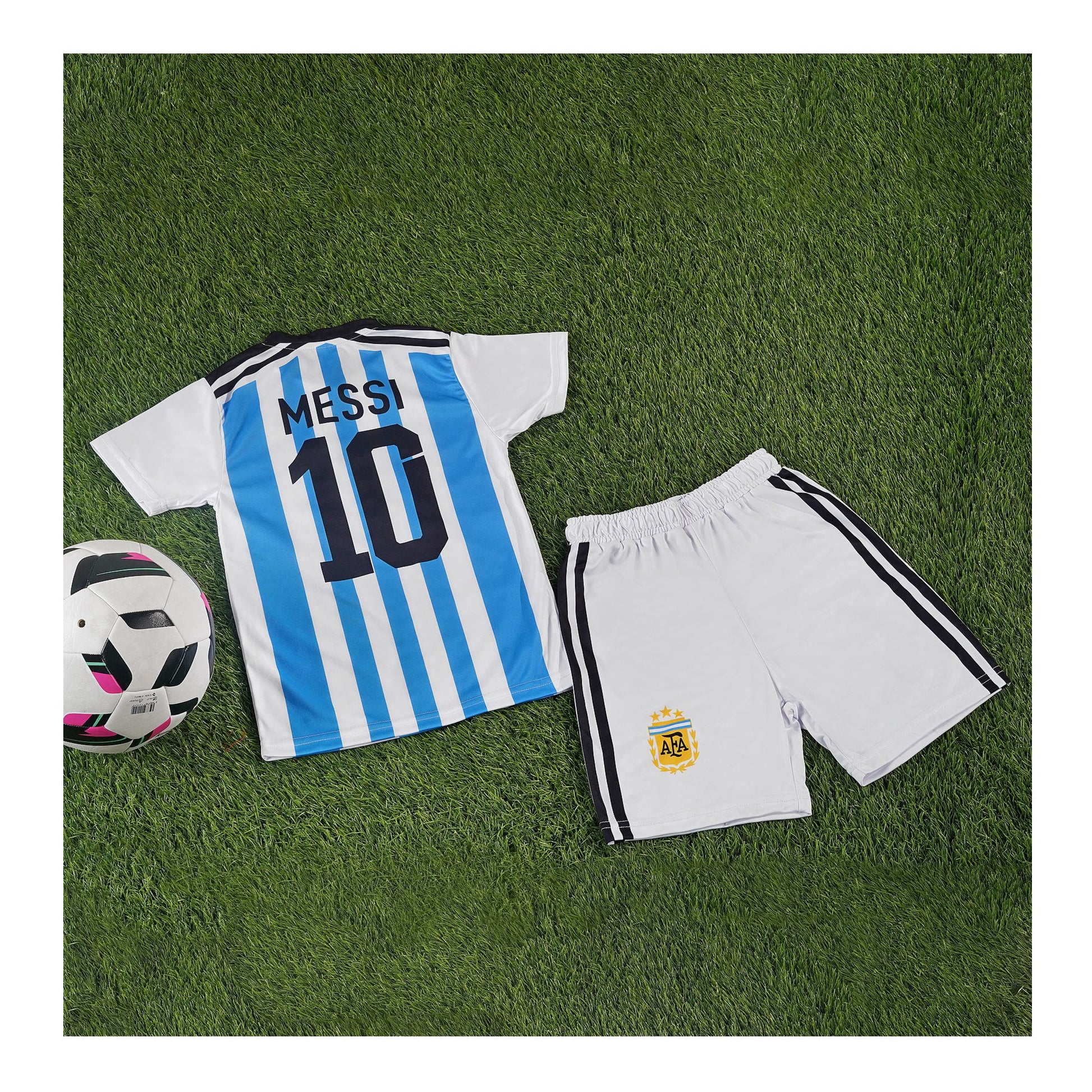 Basix Boy's No 10 Argentina Football Kit, FK-102