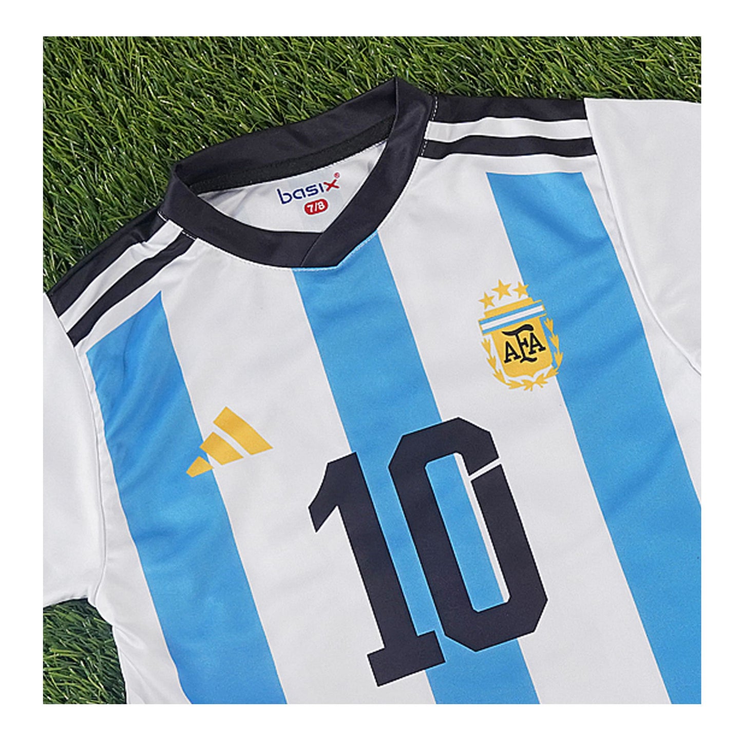 Basix Boy's No 10 Argentina Football Kit, FK-102