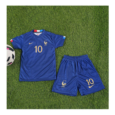 Basix Boy's No 10 France Football Kit, FK-104